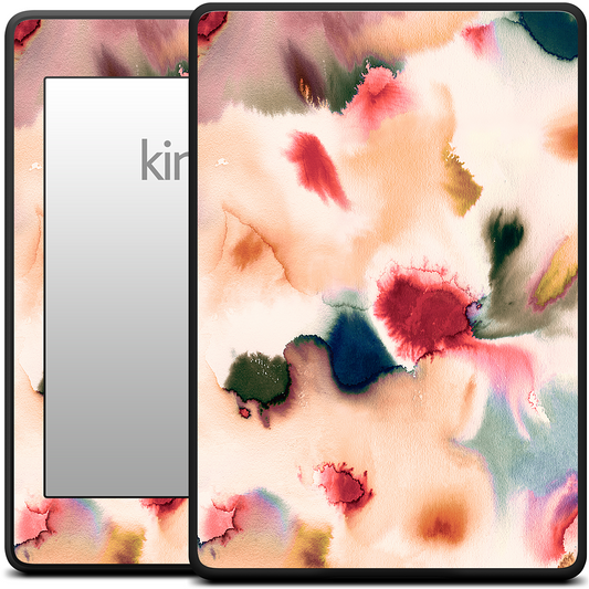 Abstract Watercolor (Mineral) Kindle Skin