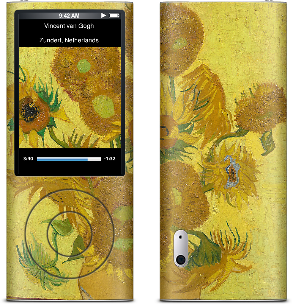 Sunflowers iPod Skin