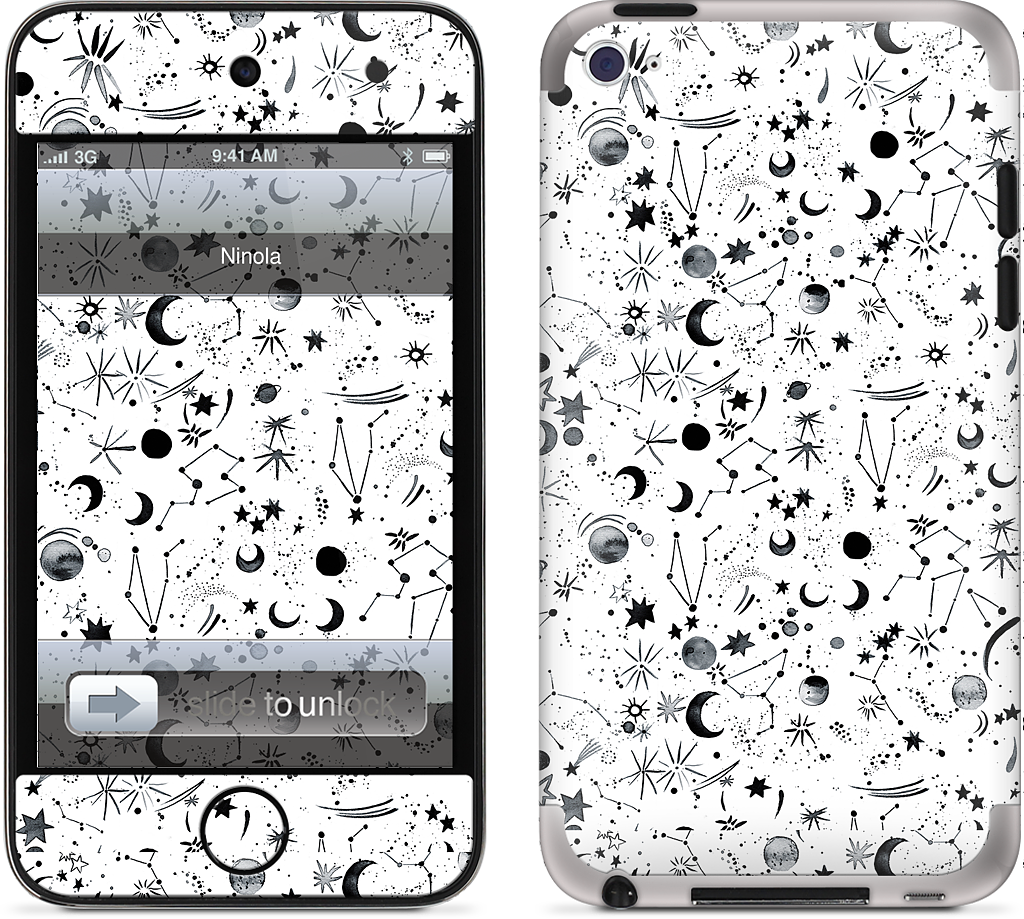 Galaxy Constellations iPod Skin