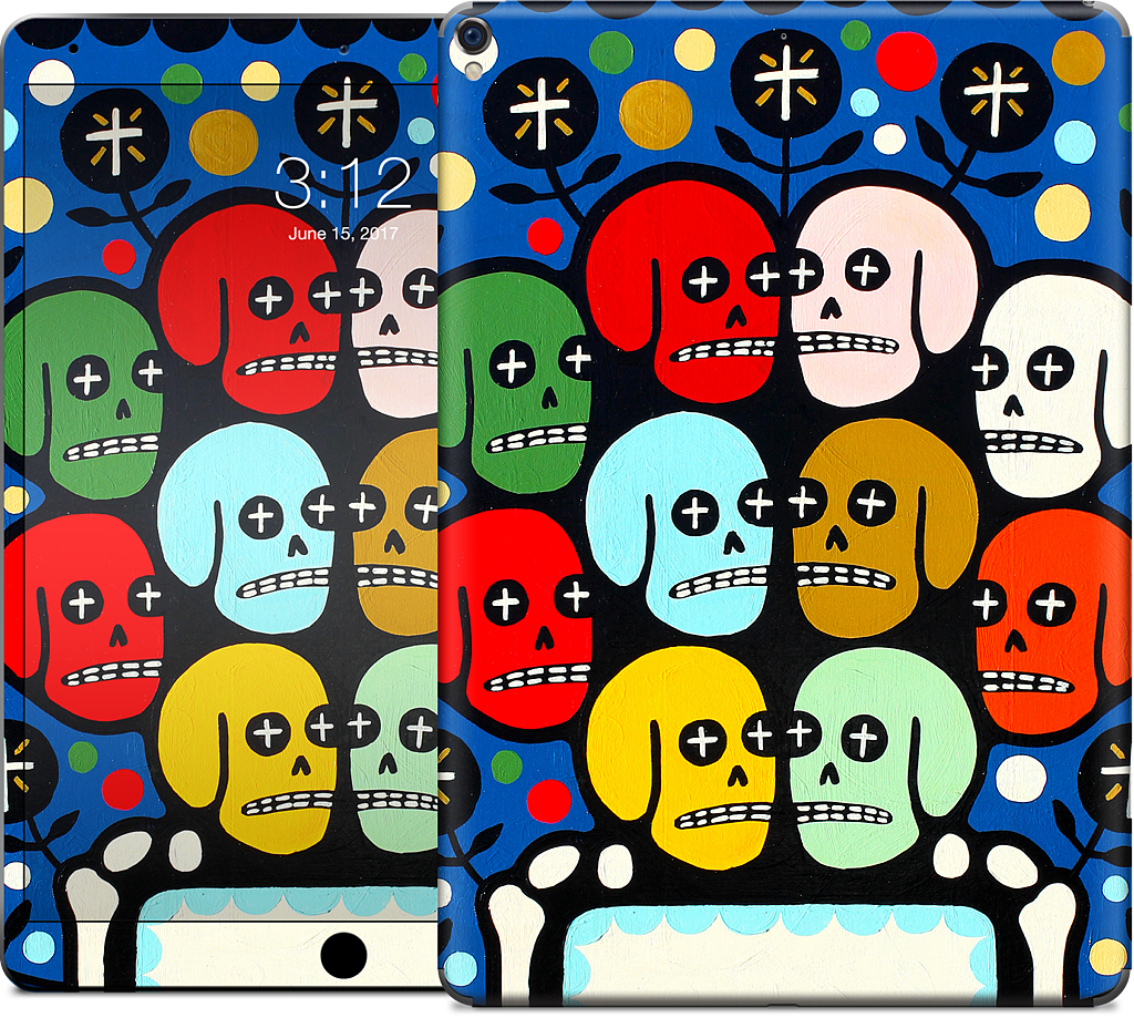 The Many Colors Of Death iPad Skin