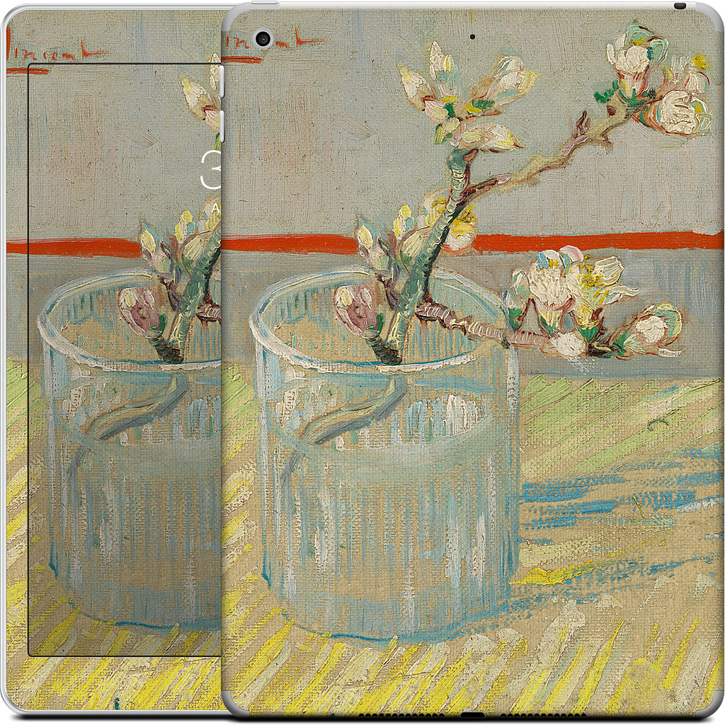 Sprig of Flowering Almond in a Glass iPad Skin