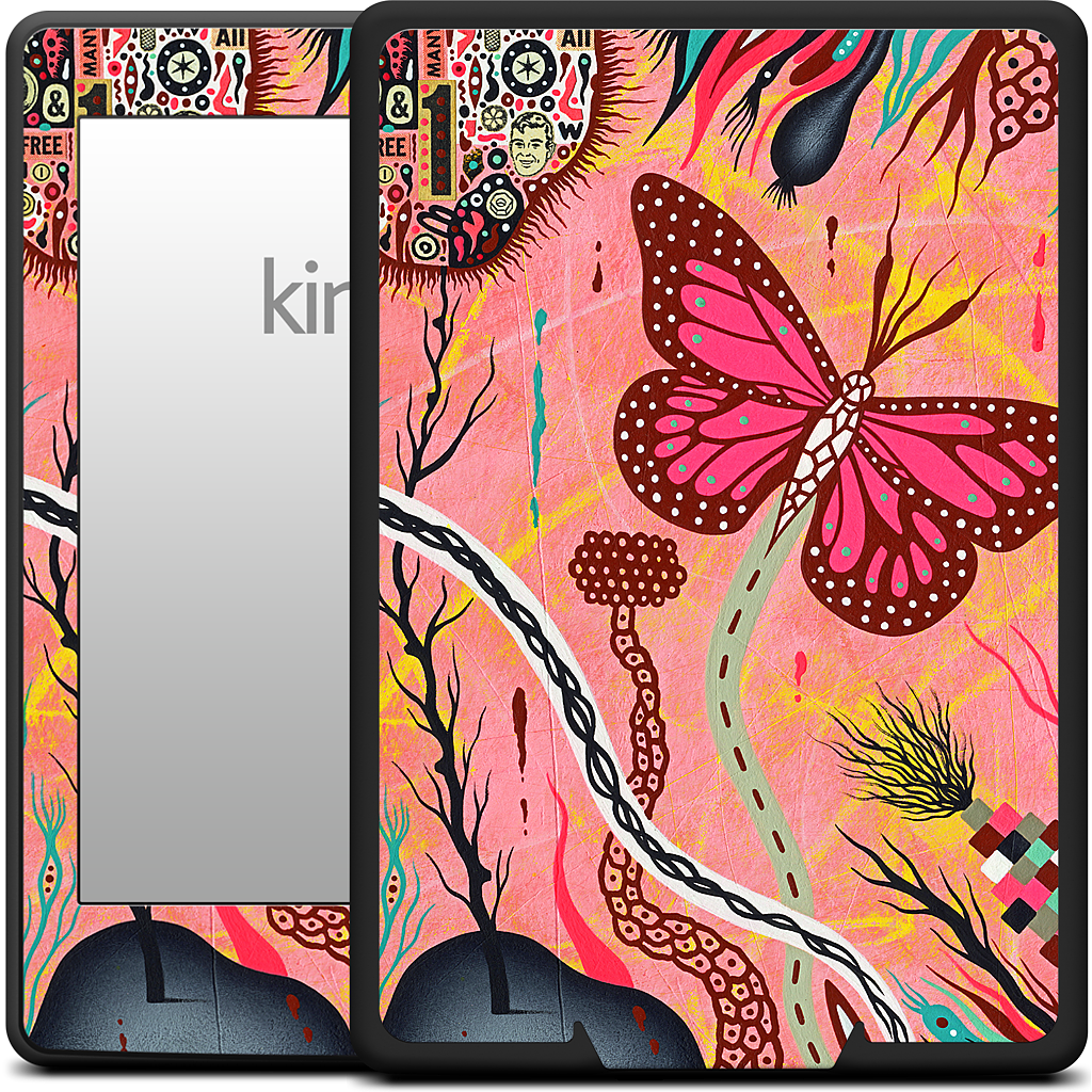 The Pink Opaque Kindle Skin