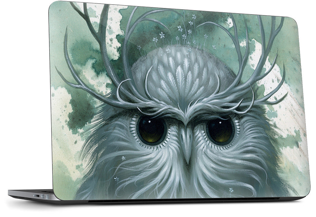 Snow Owl Dell Laptop Skin