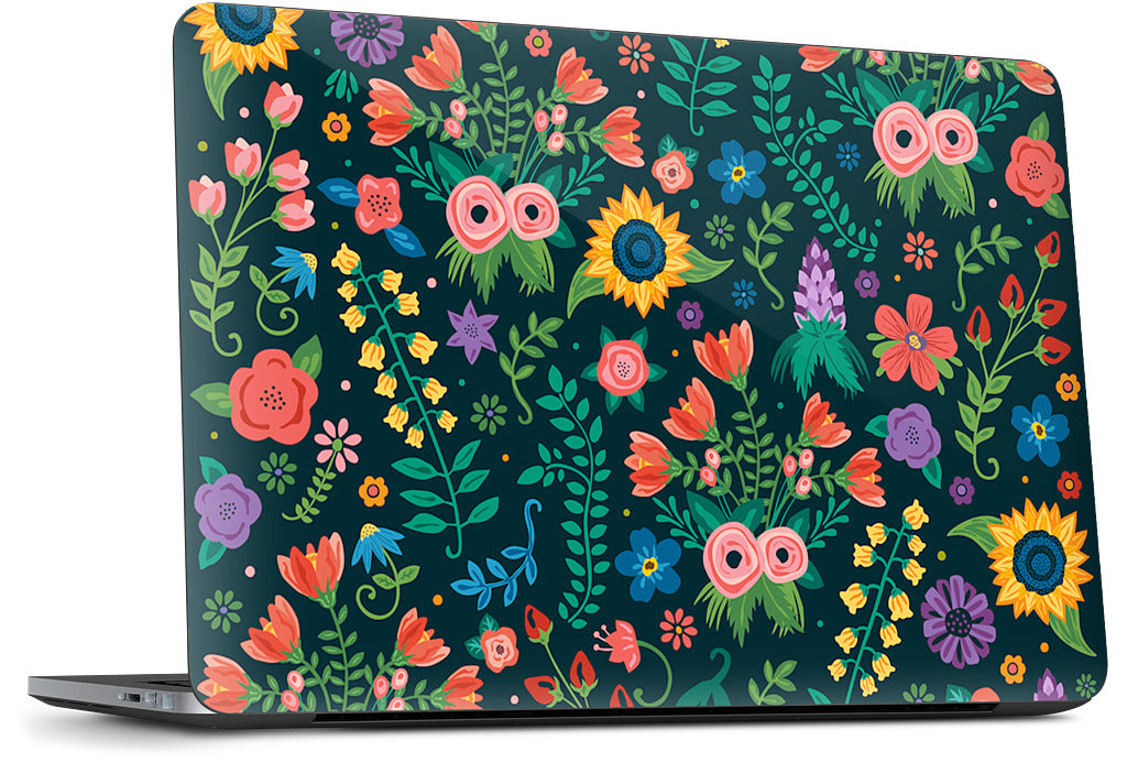 Floral Heart Dell Laptop Skin