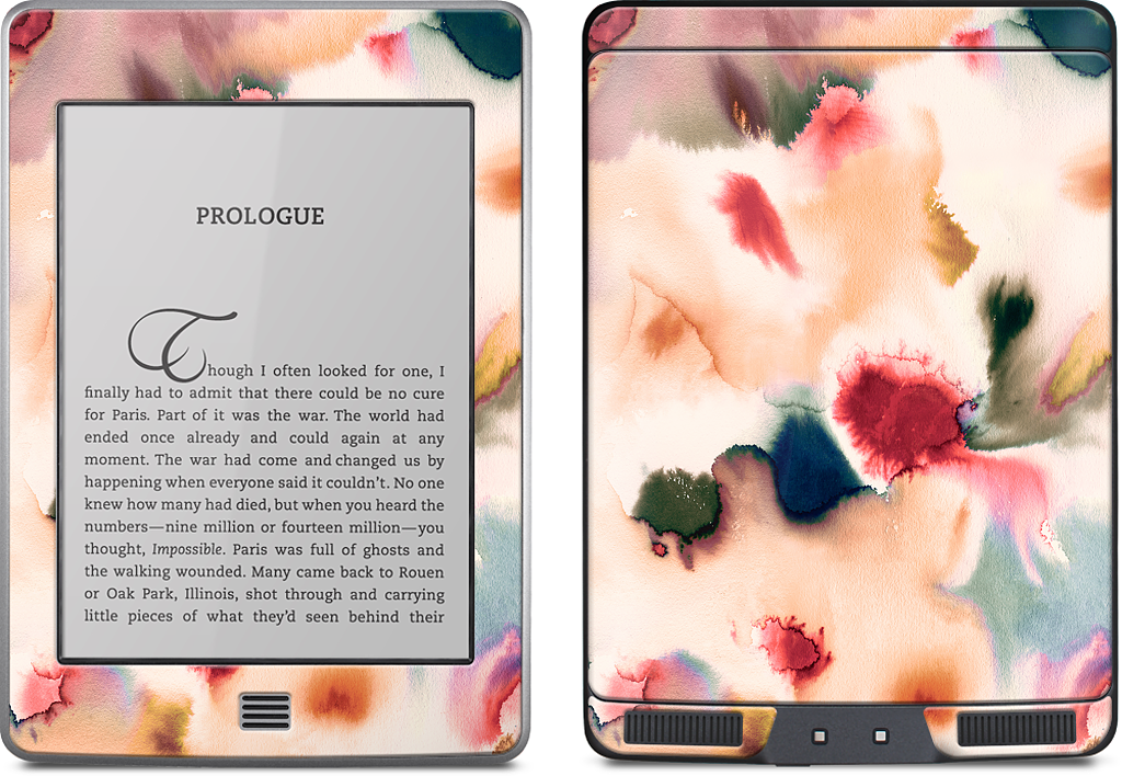 Abstract Watercolor (Mineral) Kindle Skin