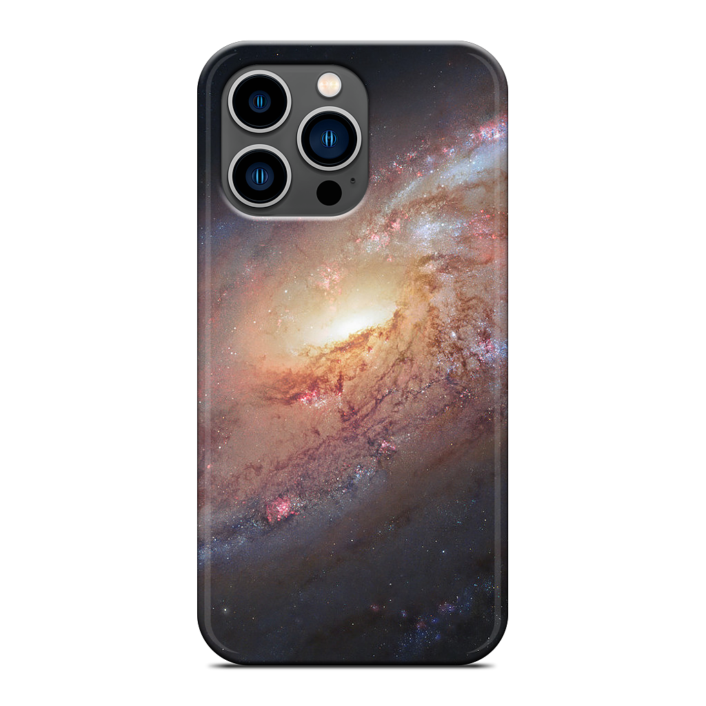 M106 Spiral Galaxy iPhone 12, 13 & 14 Case